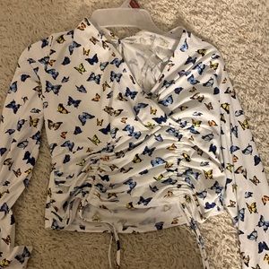 Beautiful Butterfly Top with strings